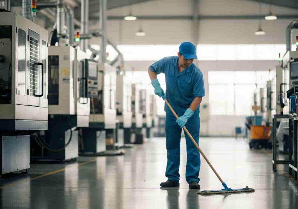 empleo de limpieza en fabrica